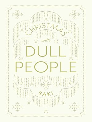 cover image of Christmas With Dull People